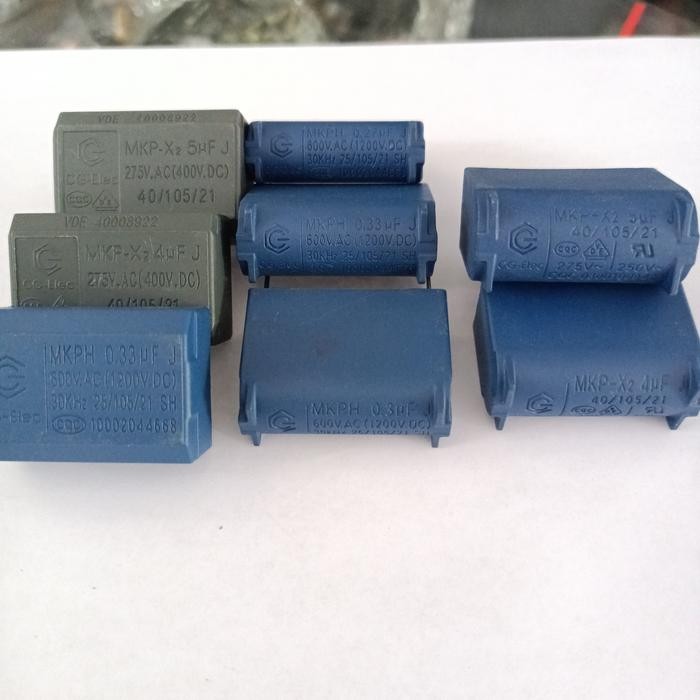 kapasitor mkp mkph capasitor induksi 0.27uf 0.3uf 0.33uf 4uf 5uf