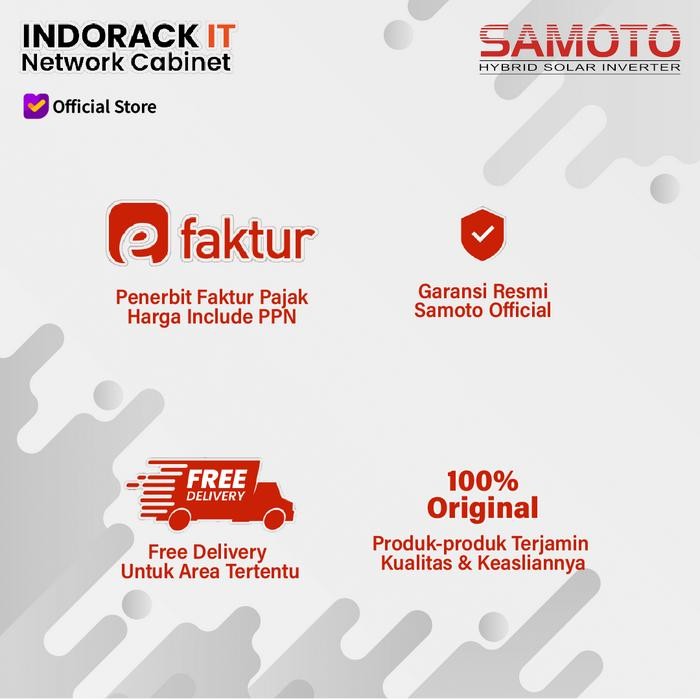 EKSLUSIF SAMOTO Inverter Hybird Solar Inverter ILF3800 Low Frequency Pure Sinewave
