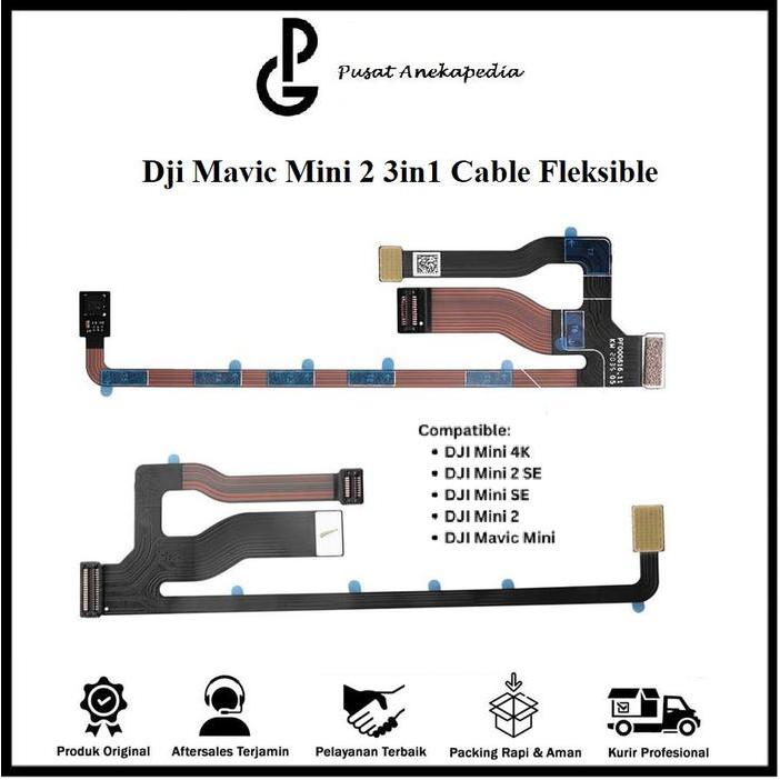 DJI MAVIC MINI 2 3IN1 CABLE FLEKSIBLE - DJI MAVIC MINI KABEL FLEKSIBLE FREE BUBBLEWRAP
