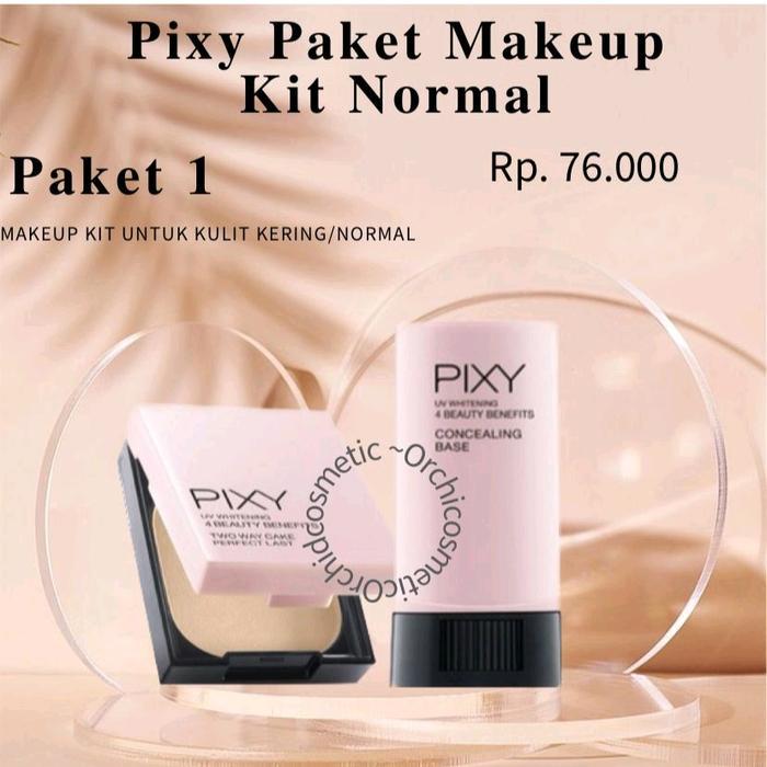 Promo Pixy Paket Makeup Kit Normal/ Paket Makeup Untuk Kulit Normal Terlaris
