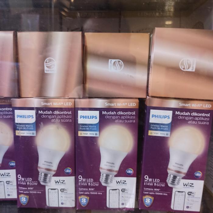 lampu led smart wifi philips 9w 9w tunable white smart led philips