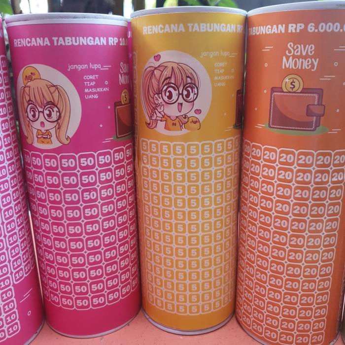 Celengan Target Viral / Tabungan Target Terlaris
