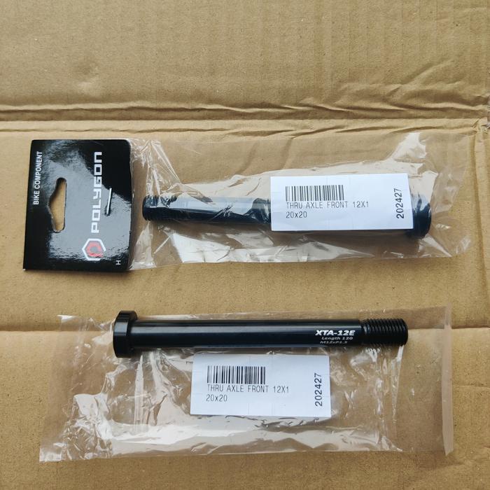 Thru Axle Polygon Strattos S5D S7D S8D Path E5 as roda depan TA RB Ori