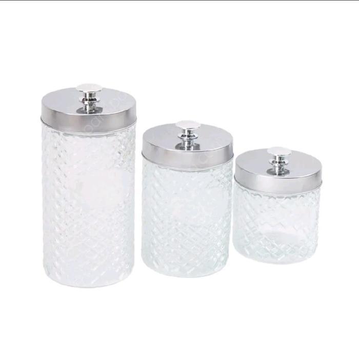 Krishome Set Toples Kaca 3 Pcs