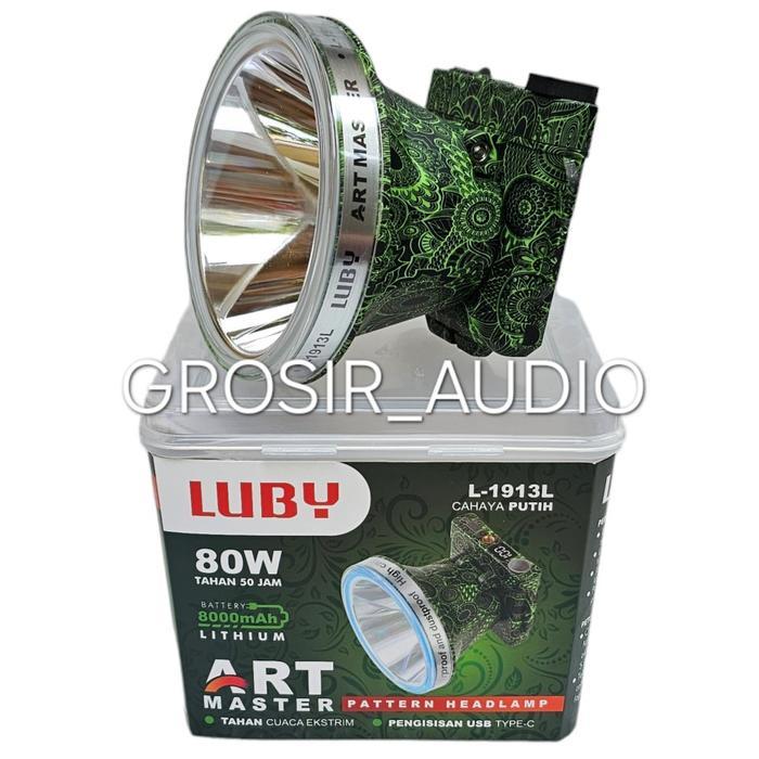 NEW!! SENTER KEPALA LUBY L1913 80W ,SENTER HEAD LUBY 80WATT L 1913 ,HEAD LIGHT LUBY 1913 80W ,SENTER