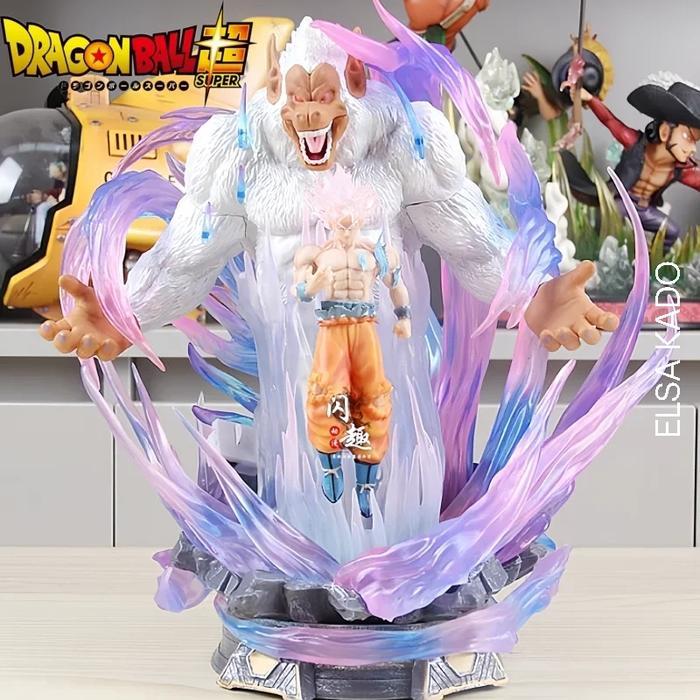 Action Figure Goku Ultra Instinct Oozaru White Great Ape PVC Recast