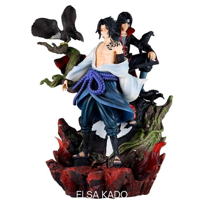 Action Figure Sasuke Itachi Uchiha GK Pvc Handmade Model Anime Naruto