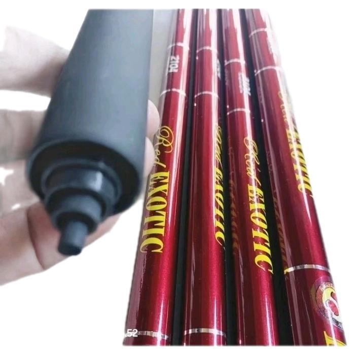 Tegek Galatama Lele Red Exotic 150,180 210,240,270,300,360(Super Hard) Lele - Carbon Kevlar