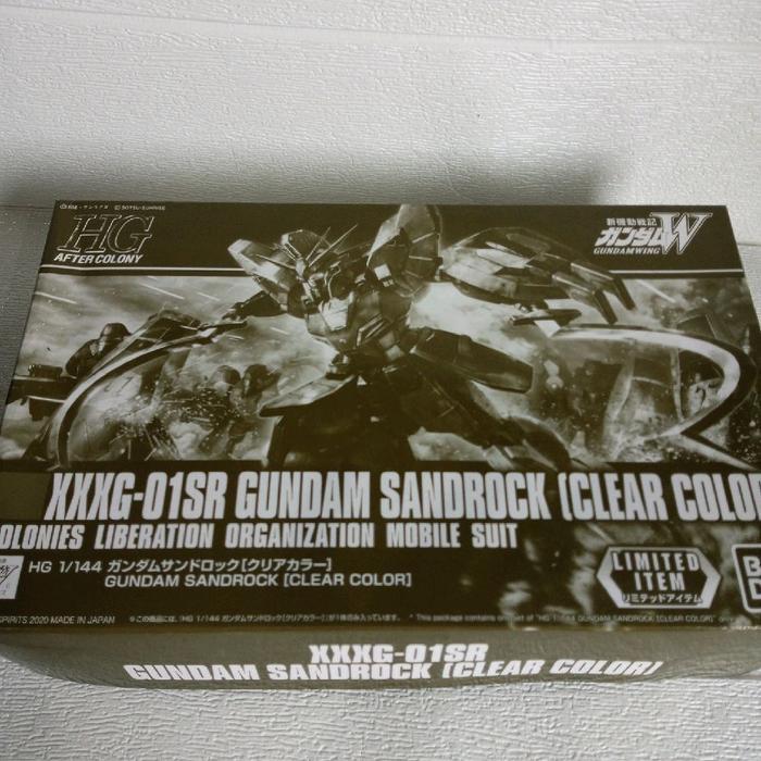 HOT SALE BANDAI GUNDAM SANDROCK XXXG-01SR CLEAR COLOR MOBILE SUIT HG 1/144 LIMITED ITEM AFTER