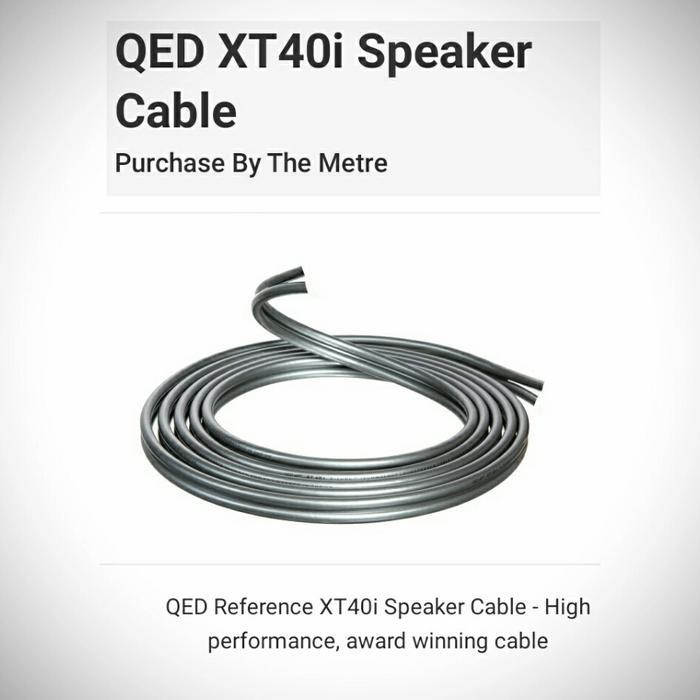 QED Reference XT40i speaker cable per meter