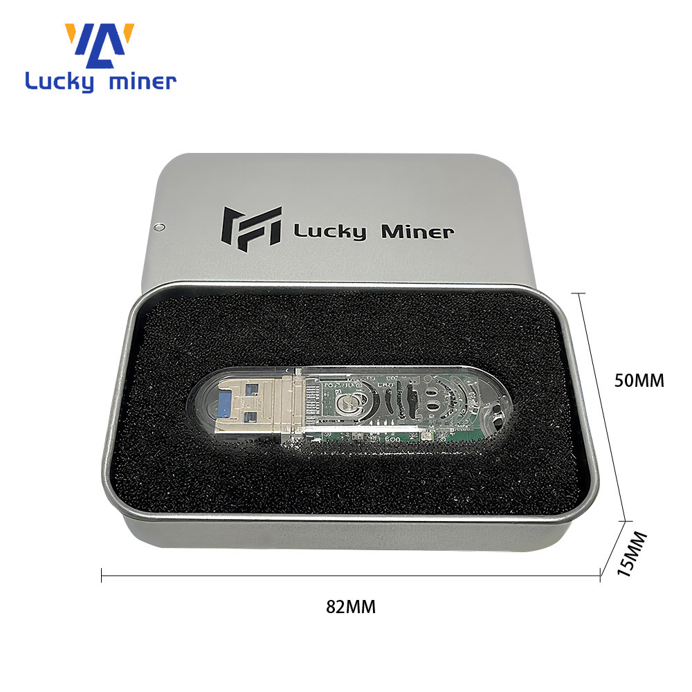 LuckyMiner LV03 250KH/S SHA256 USB Crypto Miner 1W Ultra Low Power Mini Home Mining Device