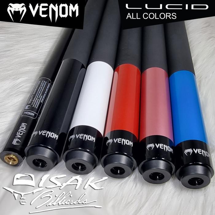 Venom Lucid Carbon Lcr Red Cue Uniloc Low Deflection Stick Billiard