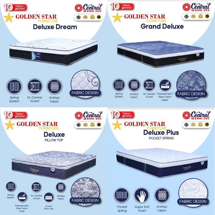 Promo Kasur Central Spring Bed 180X200 No1 King Matras 180 X 200 Springbed Terlaris