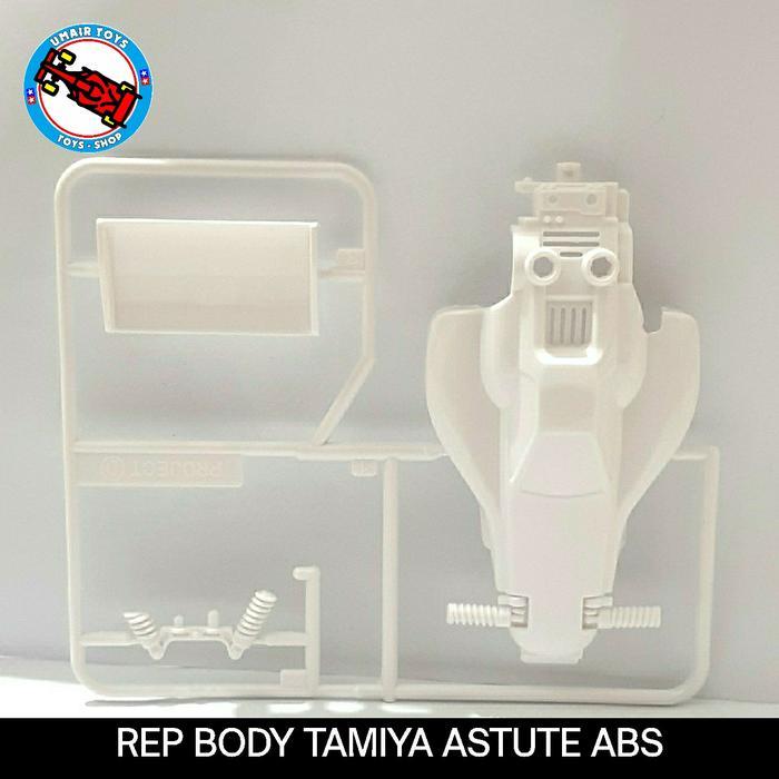 Tamiya Body Astute ABS / Rep body tamiya astute white / Putih bahan abs