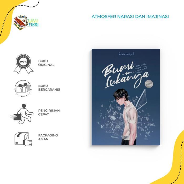 Buku Novel Bacaan Bumi dan Lukanya - Cahaya Duabelas Semesta - Bumi Fiksi