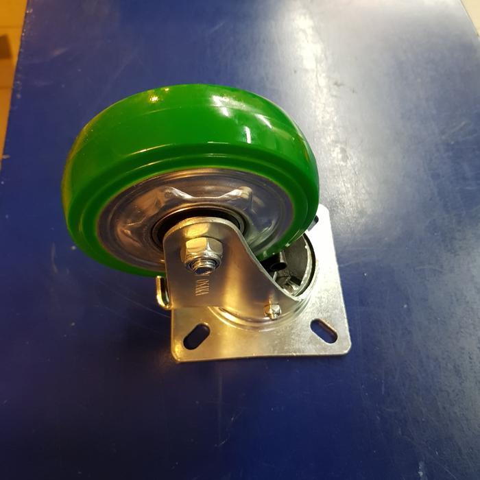 Roda Troli Pu Osaka 5" Putar Japan
