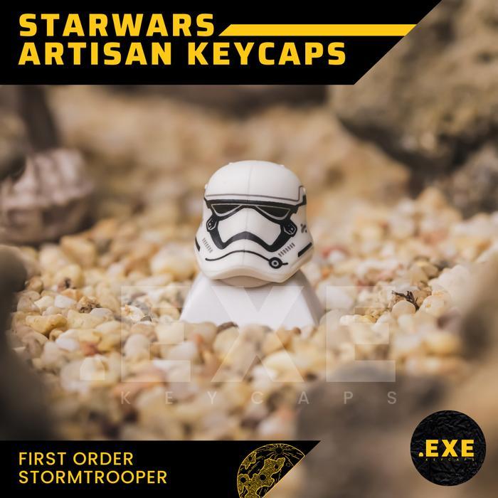 Artisan Keycap / Keycaps Star Wars Mechanical Keyboard-Fo Stormtrooper Terlaris
