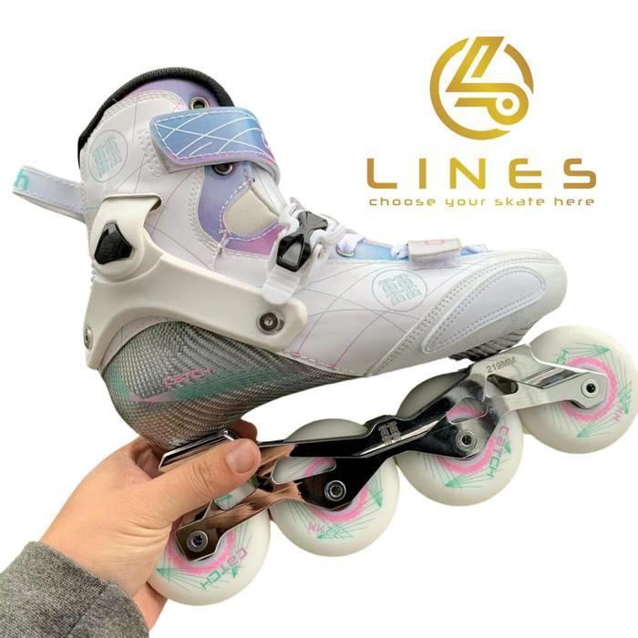 SEPATU RODA CATCH CARBON INLINE SKATE - 33-35