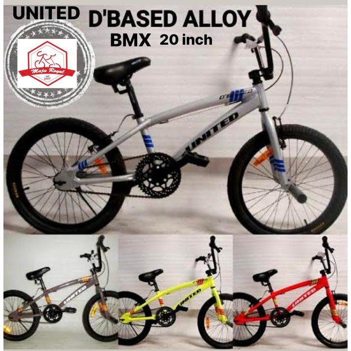 SEPEDA BMX UNITED DBASED 20 inch ALLOY ANAK UNISEX COWOK NEW D'BASED