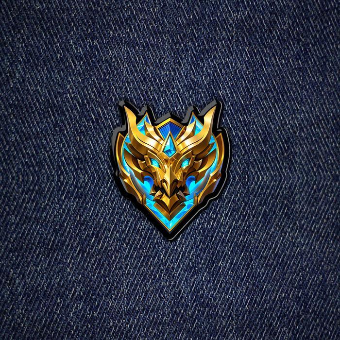 MLBB Rank - Pin Acrylic Enamel Pin Style Aksesoris buat Tas, Jacket, Topi Akrilik Clips