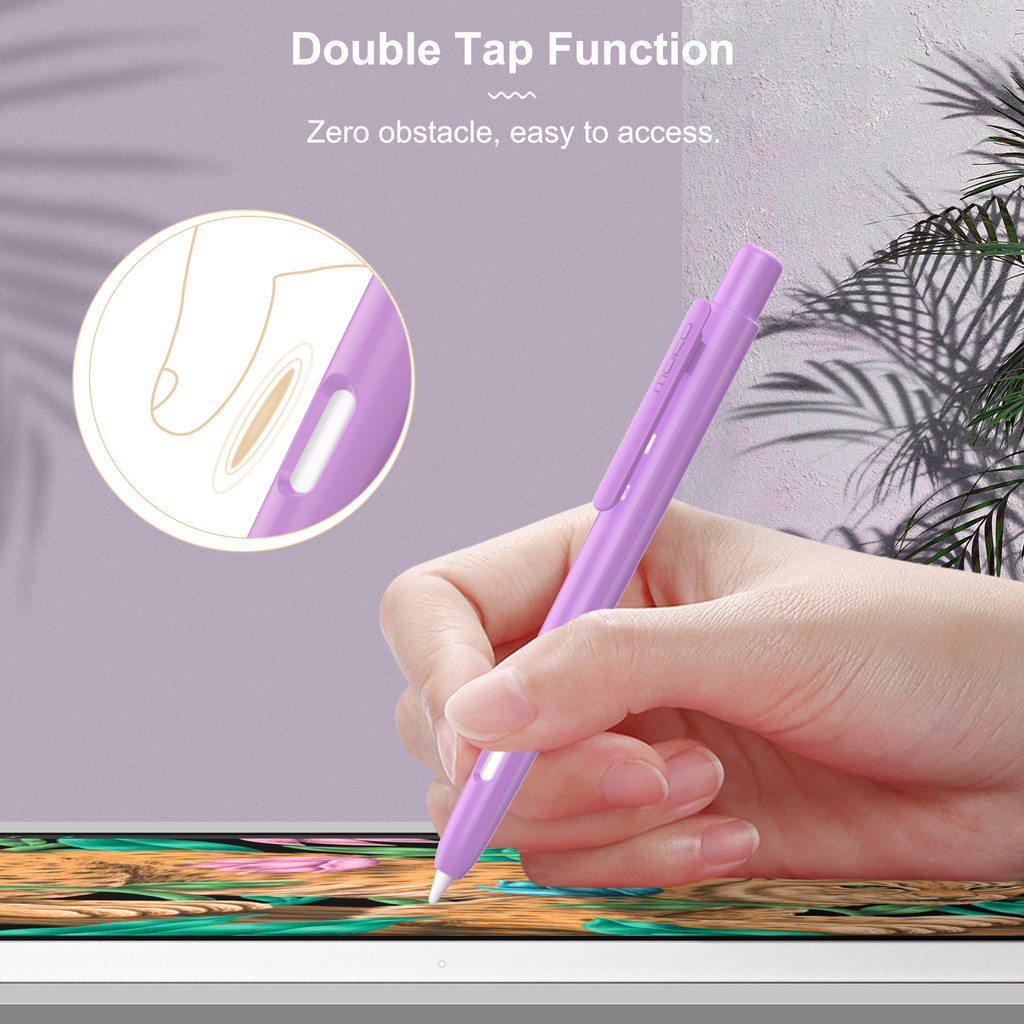 Holder Case for Apple Pencil 2nd Generation,Double-tap Retractable Apple Pencil 2nd Case Protective