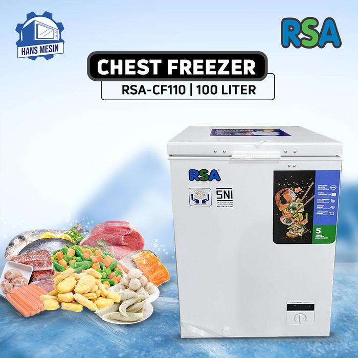 RSA CHEST FREEZER CF-110 / CF 110 / CF110 / 100 LITER - STANDART