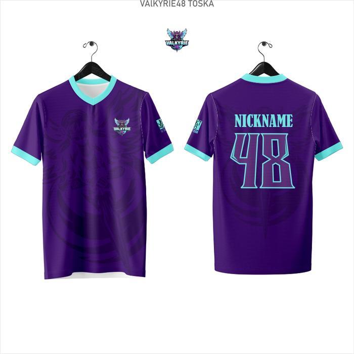 Baju Jersey Valkyrie 48 Esport Jkt48 Bisa Request Nama Dan Nomor