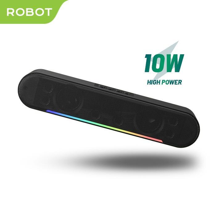 ROBOT Bluetooth Speaker RB290 Speaker Komputer RGB Dua Speaker 10W Bluetooth 5.3 SUPER BASS - Garans