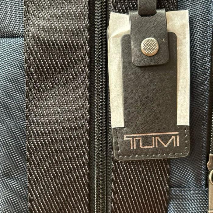TUMI HIGGINS NAVY CANVAS SLING BAG ORIGINAL New