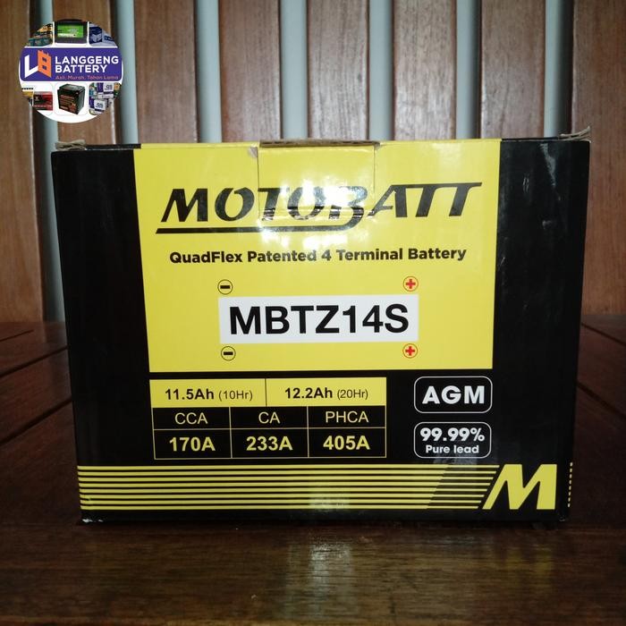 Sale  Aki Motor Kawasaki Er-6N Er6N Ninja 650 Mbtz14S Motobatt