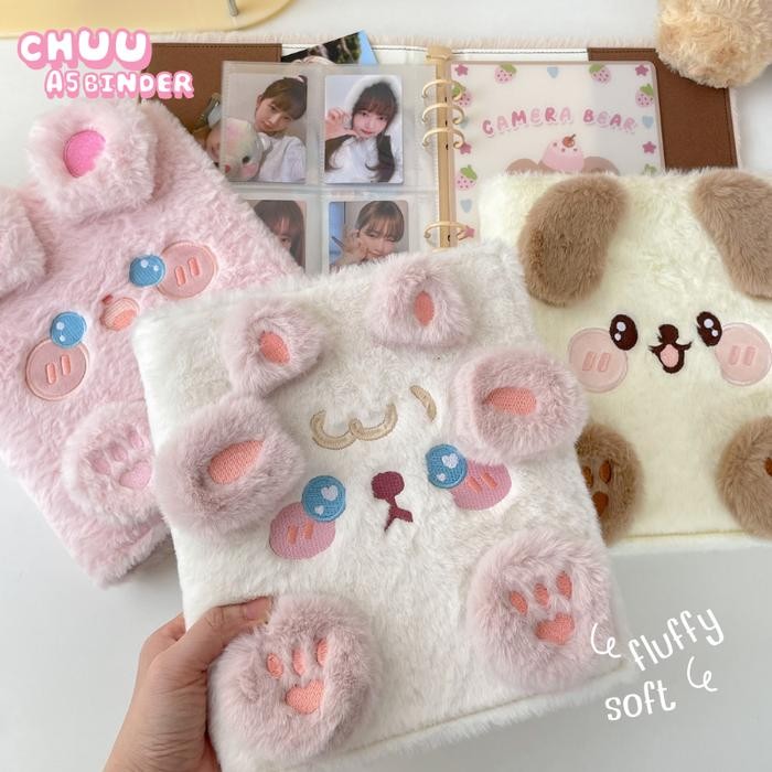 (A5 Size) Chuu Binder Photocard Album / Pc Binder Fluffy Boneka