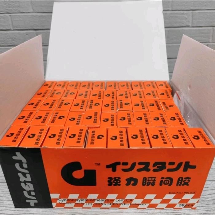 

PAKET 50 PCS LEM TETES G / LEM G KOREA 1 BOX ISI 50 PCS