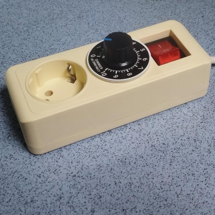 COLOKAN + FUSE DIMMER PENGATUR KECEPATAN VOLUME GERINDA DIMER