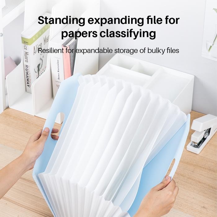 

DELI STANDING FILE A4 100% BAHAN IMPOR EB41102