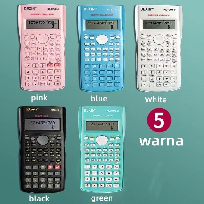 

Kalkulator Color Function Scientific Kalkulator 24 Fungsi Kalkulasi 3 Warna 1700 scientific