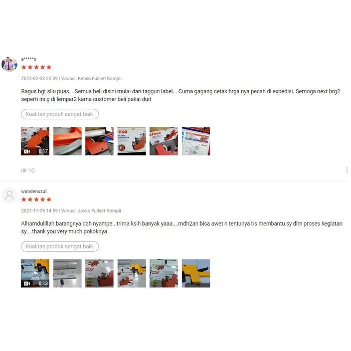 

[BISA COD] [JK]# OFFICE ALAT LABEL HARGA JOYKO (PRICE LABELLER) PENEMPEL HARGA BARANG MURAH