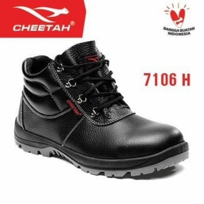 SEPATU SAFETY CHEETAH 7106 H REBOUND - SAFETY SHORES COKLAT