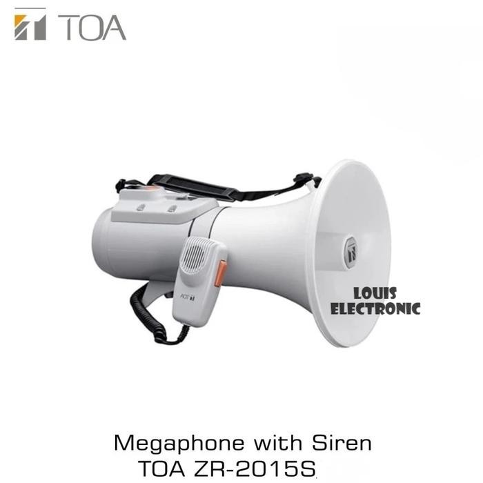Toa Megaphone Sirine Zr-2015S Original Toa Speaker Megaphone Gantung