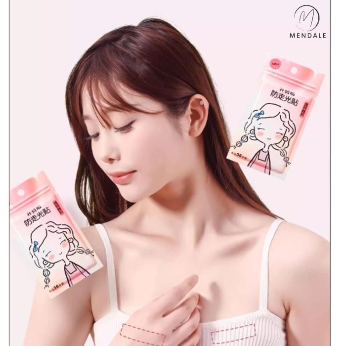 

Perekat Pakaian Transparan 1Pack isi 36pcs Fashion Tape Safety Lem Serbaguna Unisex Double Tape