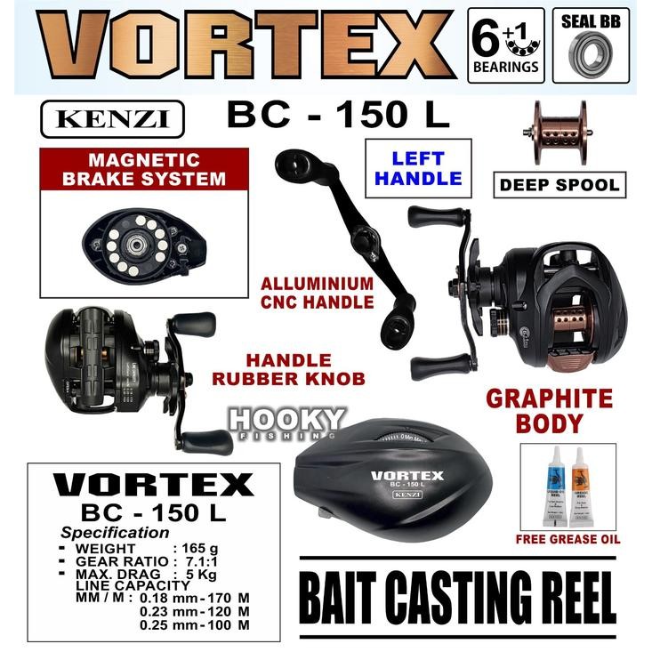 REEL KENZI VORTEX BC-150 L