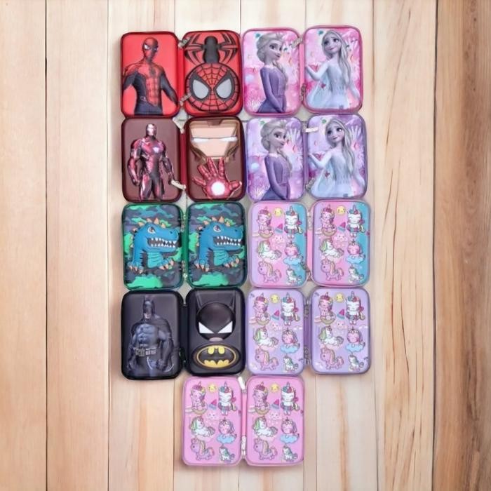 

Sale Tempat Pensil Hardcase Import Kotak Pensil Smigg 2 Sisi Gambar 3D Dino