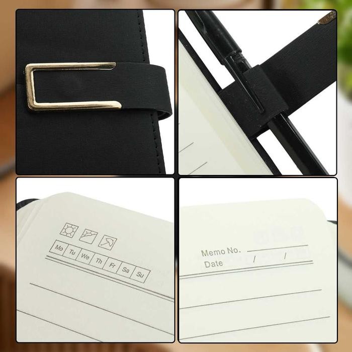 

Khusus Grab! Buku Agenda Kantor Jurnal Kerja 100 Lembar 200 Halaman Paper Notebook Cover Kulit