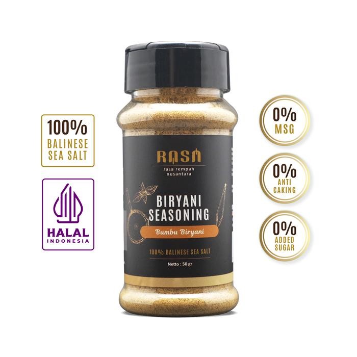 

Stok Baru RASA - Dry Rub - Biryani Seasoning / Bumbu Biryani - Bumbu Marinasi Kering Rendah Kalori