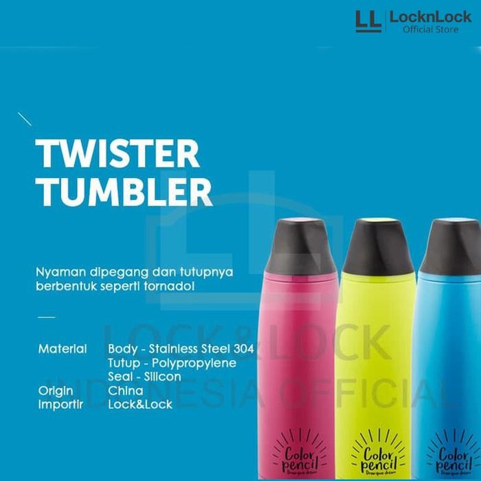 Pilihan- Locknlock Twister Tumbler Bottle Termos Hot & Cool