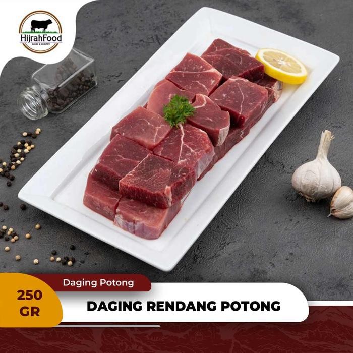 

Pilihan- Hijrahfood Daging Rendang Sapi Potong Aus Beef Rendang Portion Cutting