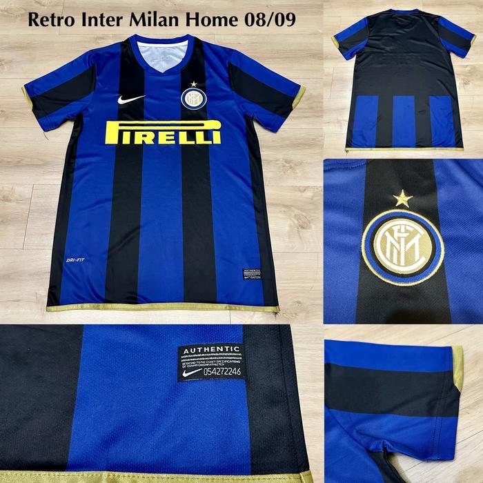 jersey bola retro interr home 08/09 grade ori import [kualitas terbaik]