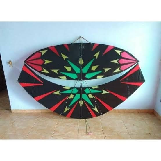 kerangka layang layang pegon 1meter