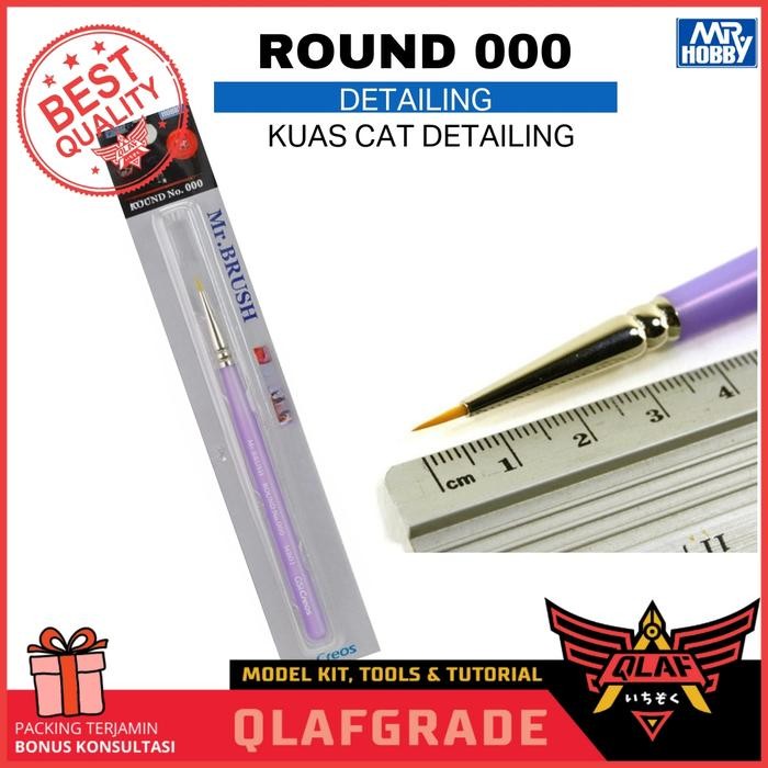 

Mr Hobby Brush Round no 000 - Kuas Cat Detail Gundam