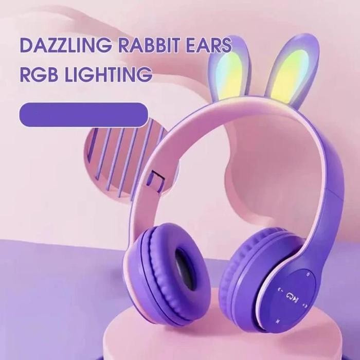 

Earphone Headphone Telinga Kelinci/Headset Rabbit Wireless Bluetooth