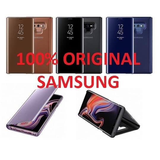 Case Note 9 Clear View Standing Cover Galaxy Note 9 Original 100%